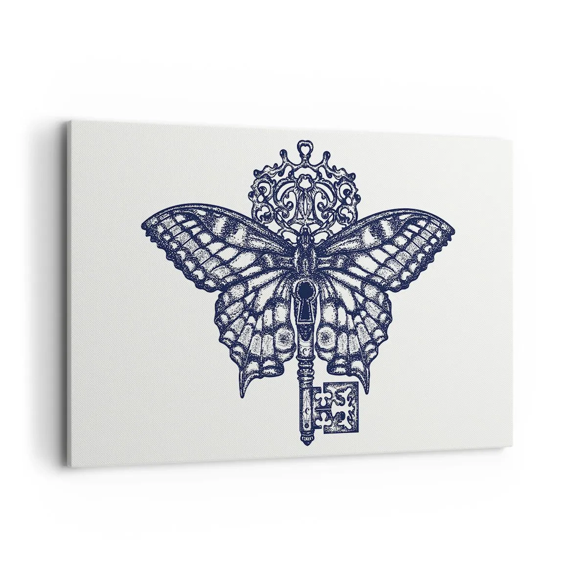 Schilderen op canvas - Alle geheimen van het hart - 120x80 cm