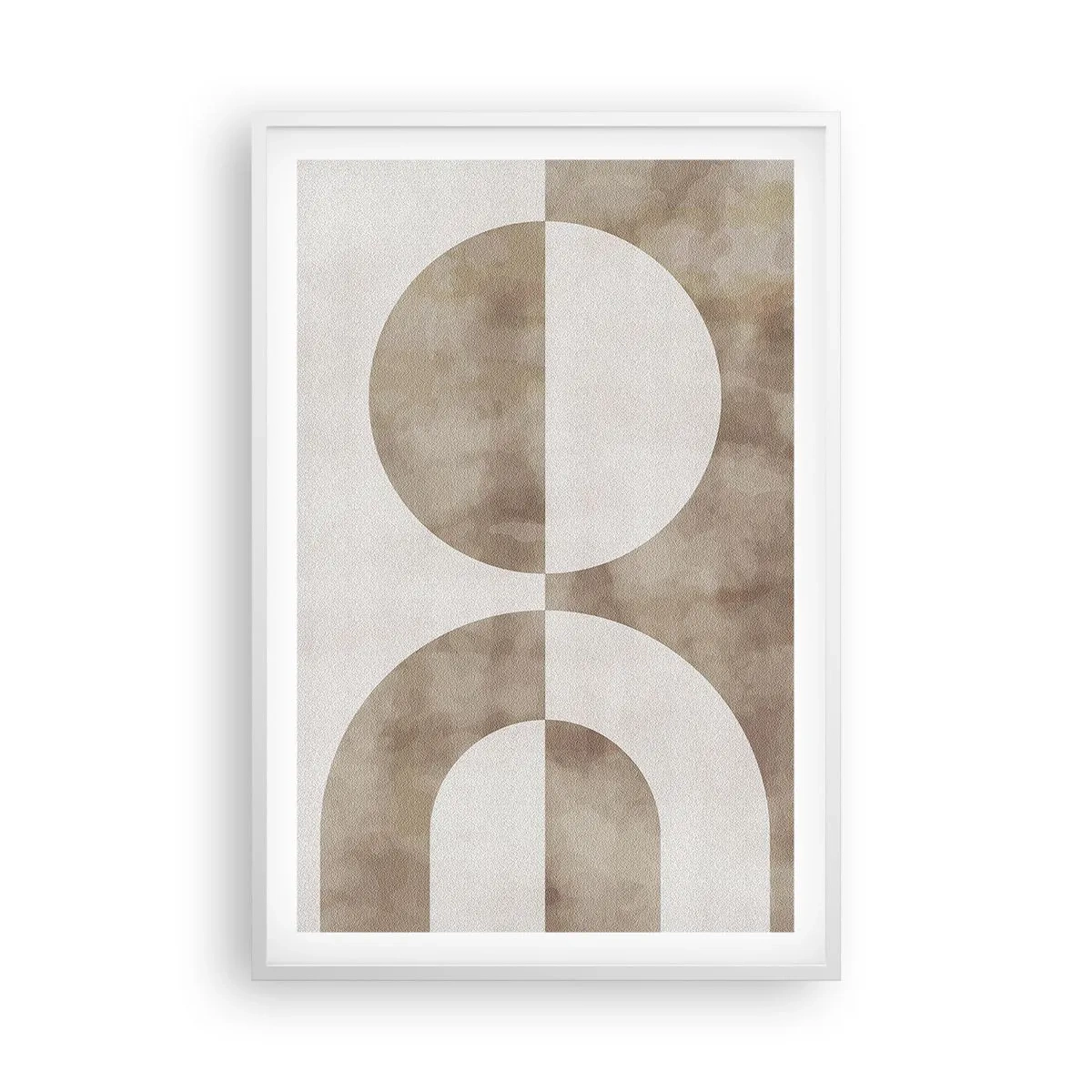 Poster in een witte lijst - Gelijkenissen en verschillen - 61x91 cm