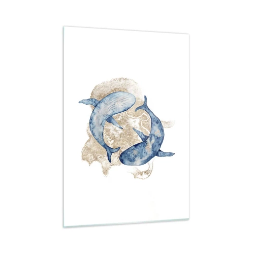 Schilderen op glas - Vriendschap of liefde? - 50x70 cm