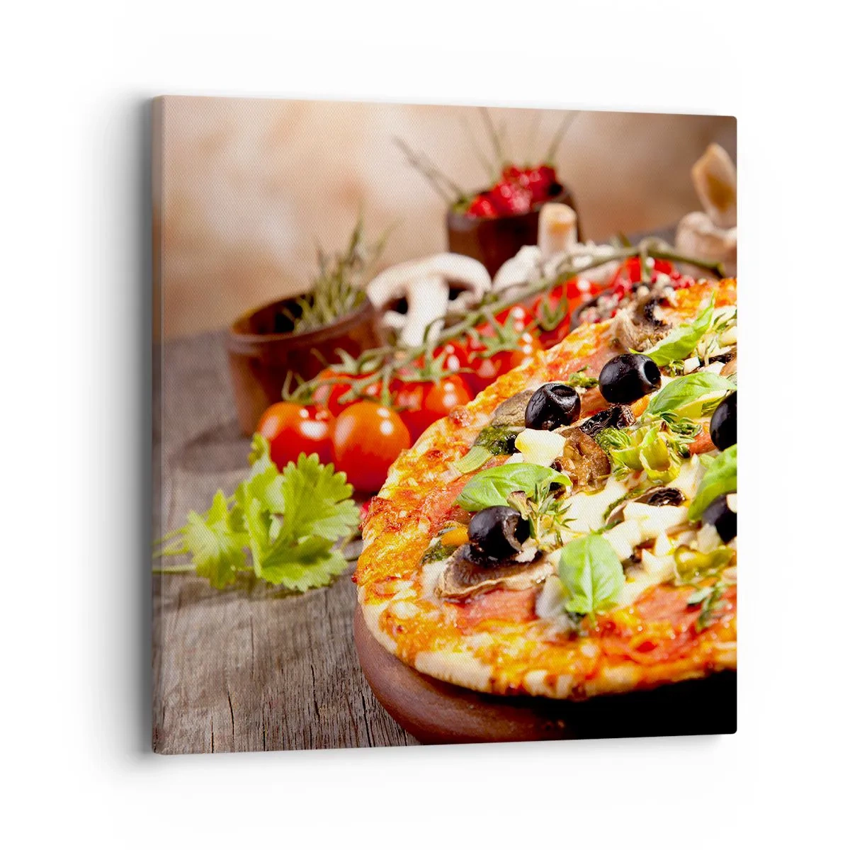 Schilderen op canvas - Van de tellurische ingrediënten - 40x40 cm