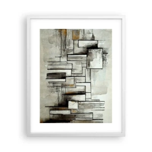 Poster in een witte lijst - De kracht van eenvoud - 40x50 cm