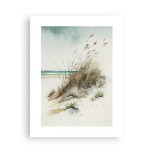 Poster - Bedekt met zand - 30x40 cm
