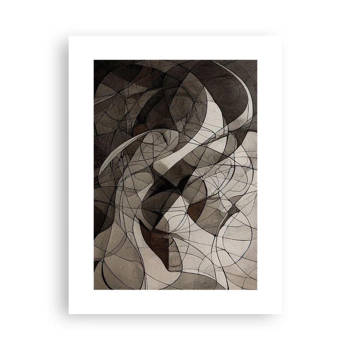 Poster - Circulatie van aardekleuren - 30x40 cm