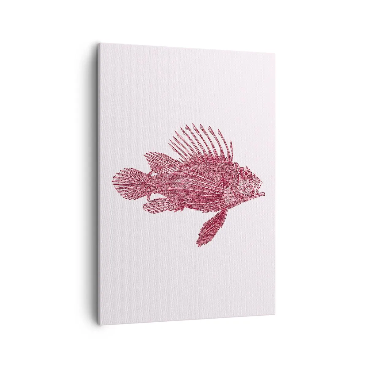 Schilderen op canvas - Inwoner van exotische wateren - 50x70 cm