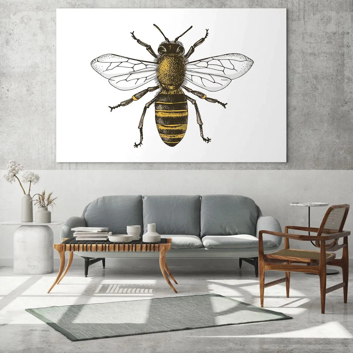 Schilderen op glas - Mooi en goed - 120x80 cm