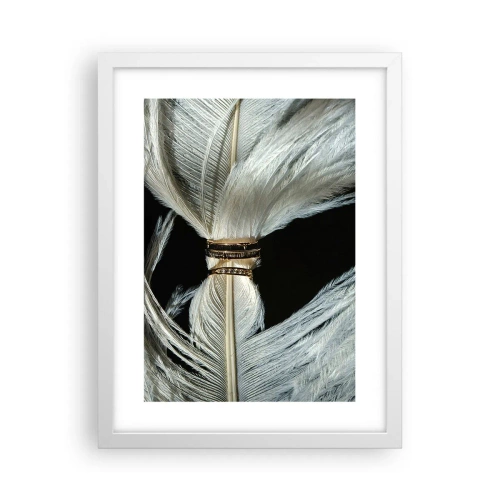 Poster in een witte lijst - ... en ik zal je niet verlaten ... - 30x40 cm