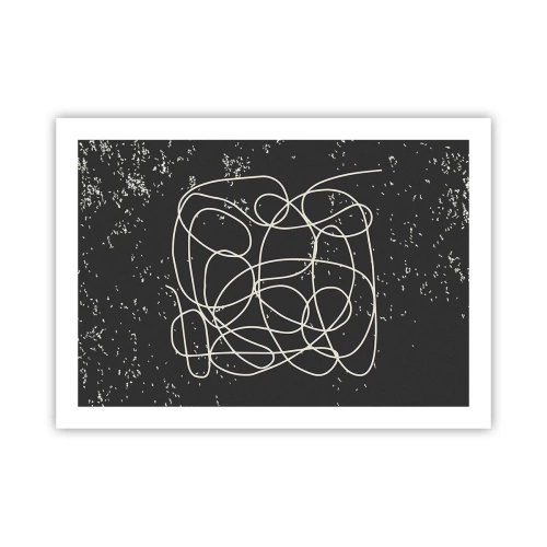 Poster - Dwalende gedachten - 70x50 cm