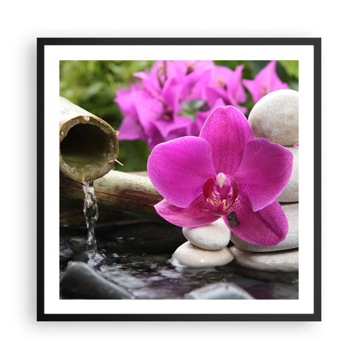 Poster in een zwarte lijst - Je bent al aan het rusten - 60x60 cm