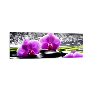 Schilderen op glas - Verdrinken in rust en stilte  - 160x50 cm