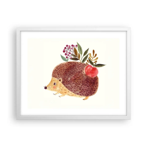 Poster in een witte lijst - En je vindt mij al leuk - 50x40 cm