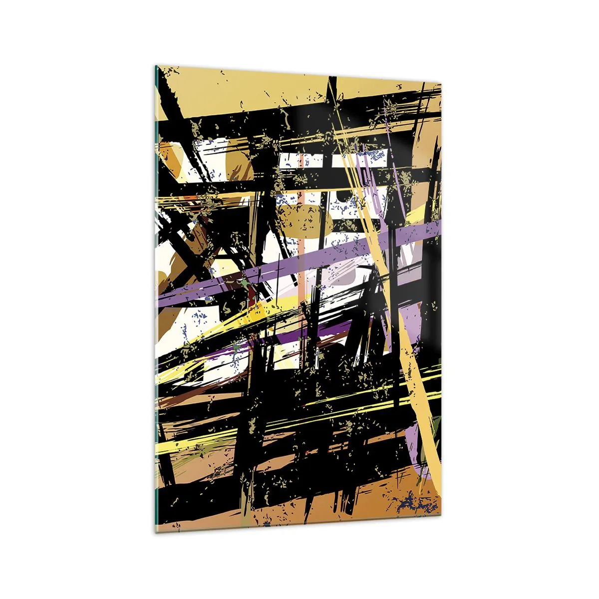 Schilderen op glas - Een scherp snijden - 70x100 cm
