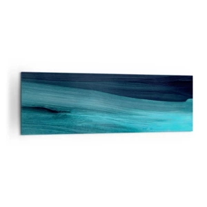 Schilderen op canvas - Ga met de stroom mee - 160x50 cm