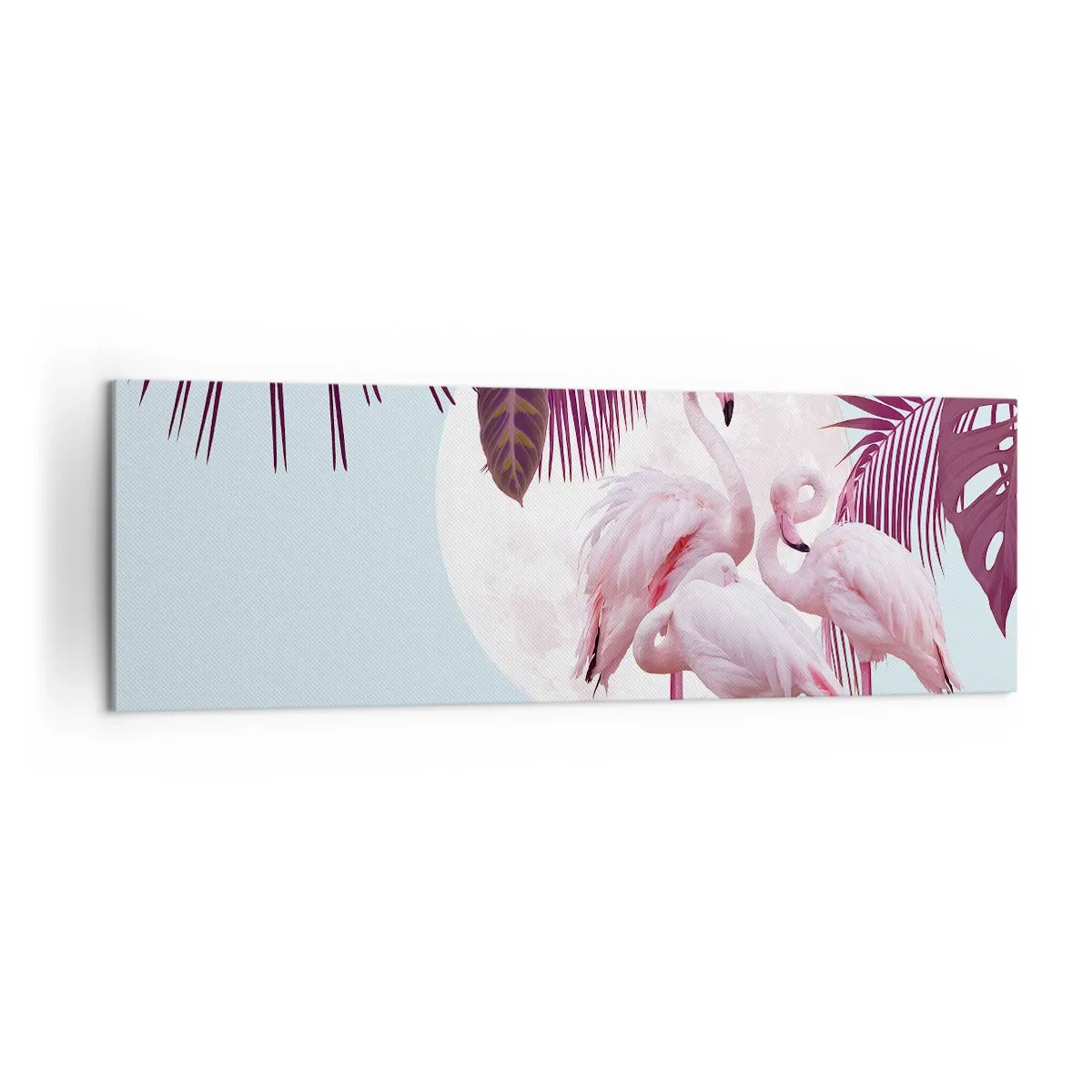 Schilderen op canvas - Drie vogel genaden - 160x50 cm