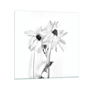 Schilderen op glas - Niemand wil alleen zijn - 50x50 cm