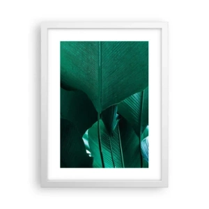 Poster in een witte lijst - Naar het licht gekeerd - 30x40 cm