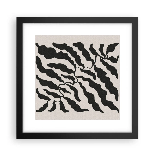 Poster in een zwarte lijst - Natuur van een vierkant - 30x30 cm