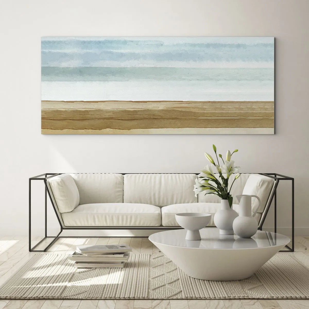 Schilderen op glas - Troost - 100x40 cm