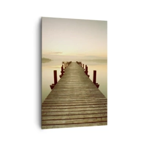 Schilderen op canvas - Aanbreken van de dag, licht - 80x120 cm