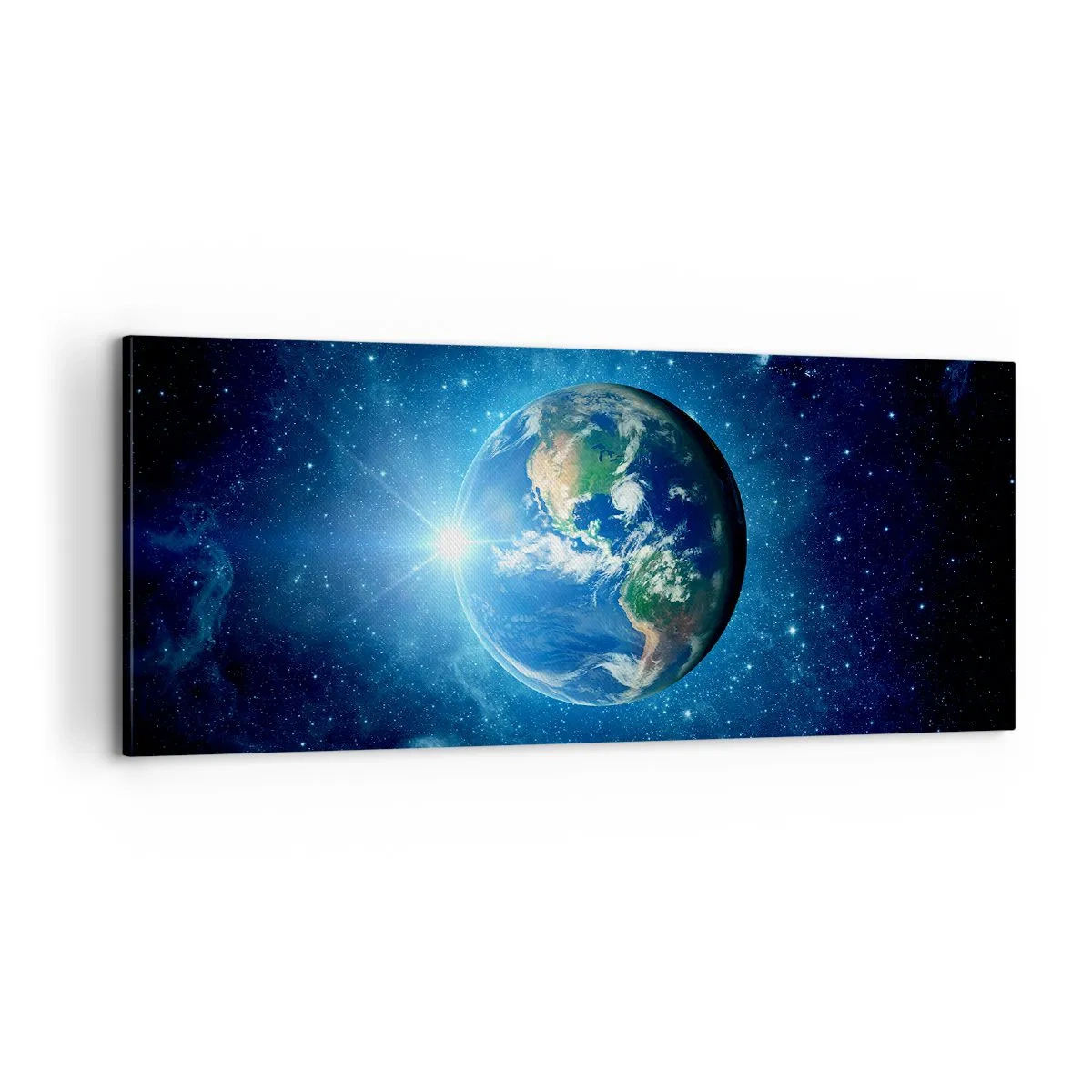Schilderen op canvas - We zijn in de hemel - 100x40 cm