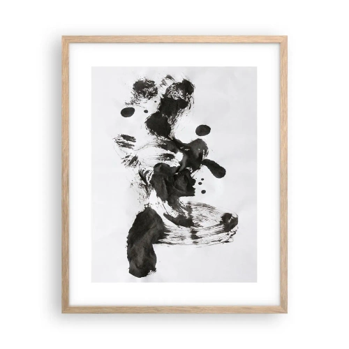 Een poster in een licht eiken lijst - Is er een methode voor de waanzin? - 40x50 cm