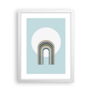 Poster in een witte lijst - Onweerstaanbare aantrekkingskracht - 30x40 cm