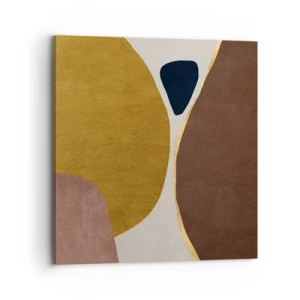 Schilderen op canvas - Abstractie – een plek in de ruimte - 70x70 cm