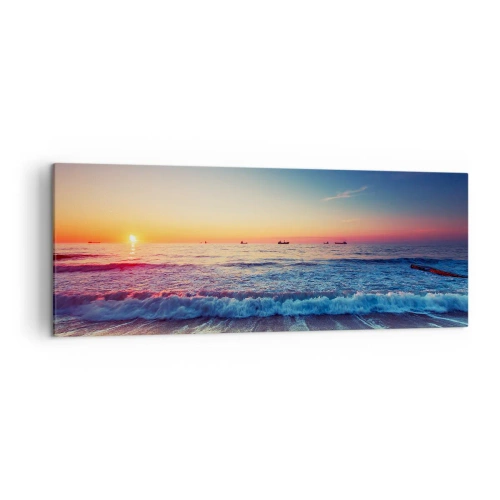 Schilderen op canvas - Hoe zit het met de horizon? - 140x50 cm