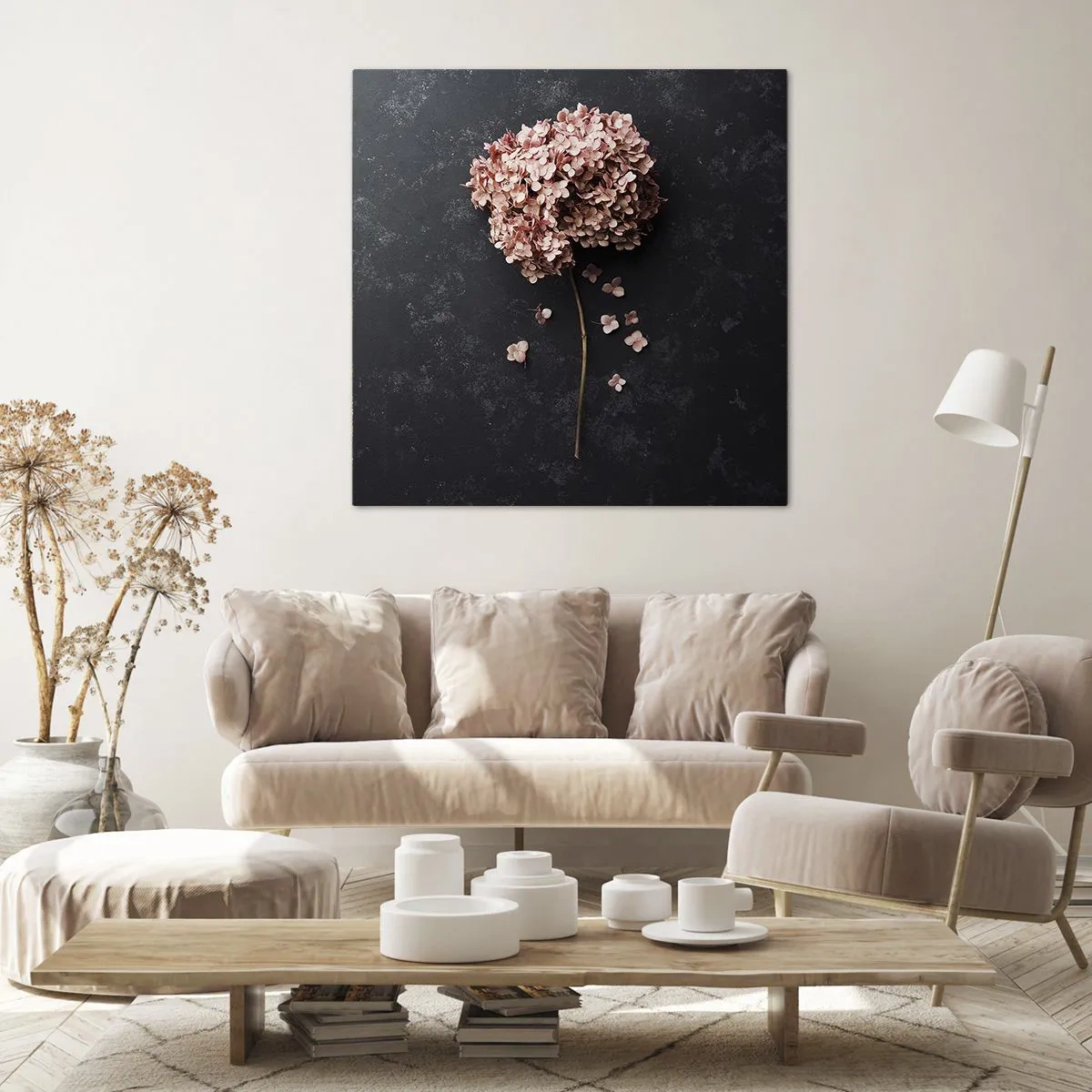 Schilderen op canvas - Een echt romantisch teken - 50x50 cm