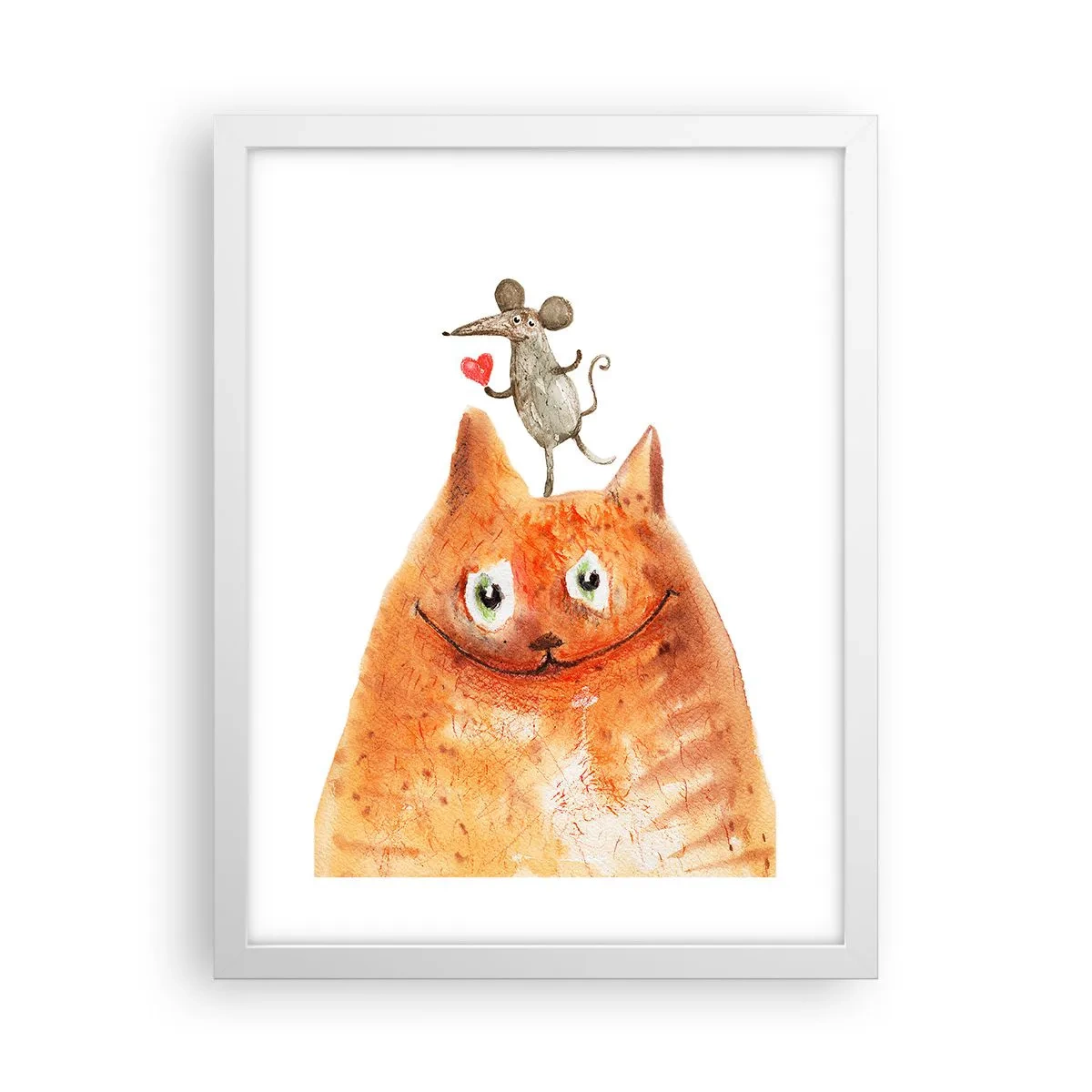 Poster in een witte lijst - De paradoxen van de liefde - 30x40 cm