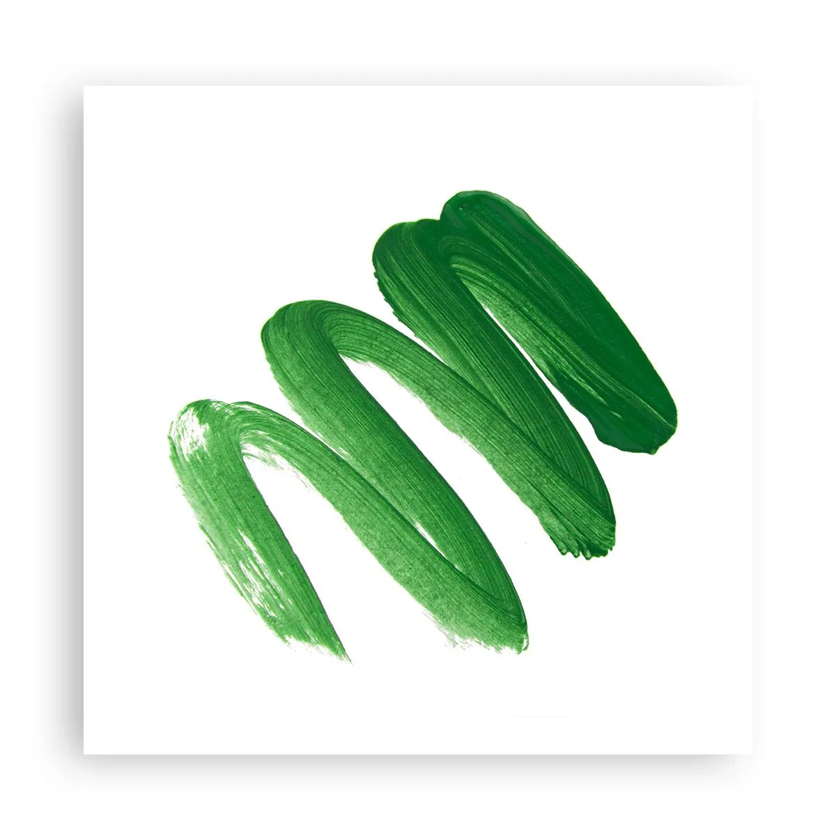 Poster - Groene grap - 60x60 cm