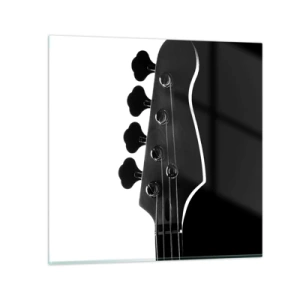 Schilderen op glas - Rock stilte - 30x30 cm