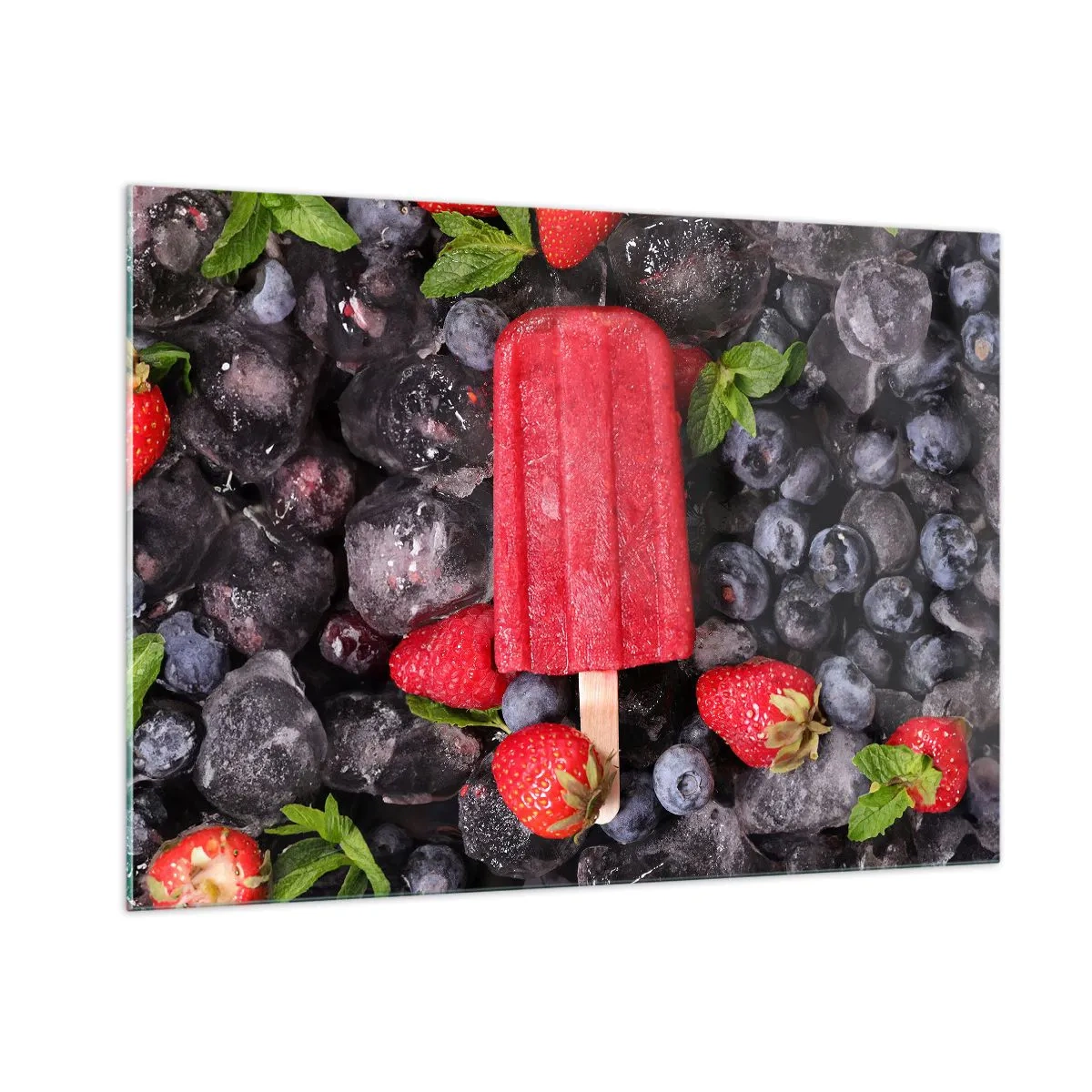 Schilderen op glas - De smaak van hete zomer - 100x70 cm