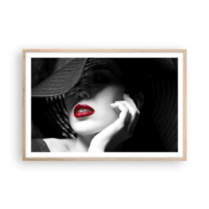 Een poster in een licht eiken lijst - Een studie in scharlaken - 91x61 cm