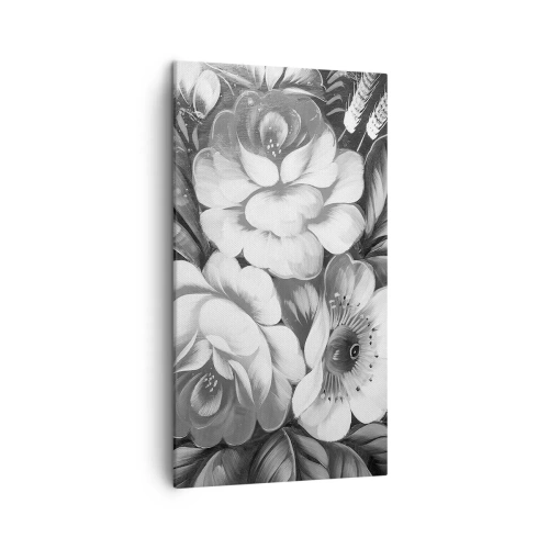 Schilderen op canvas - Zelfs in grijs mooi - 45x80 cm