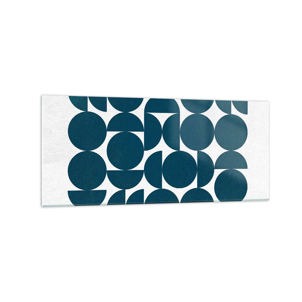 Schilderen op glas - Cirkels en halfcirkels - 120x50 cm