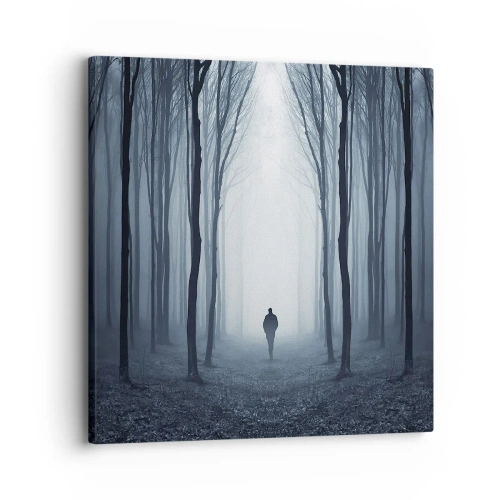 Schilderen op canvas - En alles is eenvoudig en duidelijk - 30x30 cm