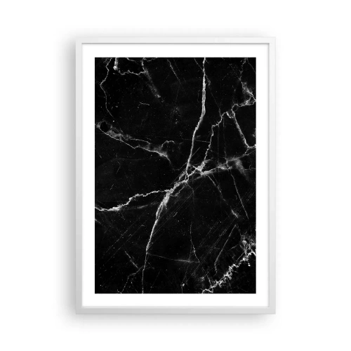 Poster in een witte lijst - Het geheime leven van steen - 50x70 cm