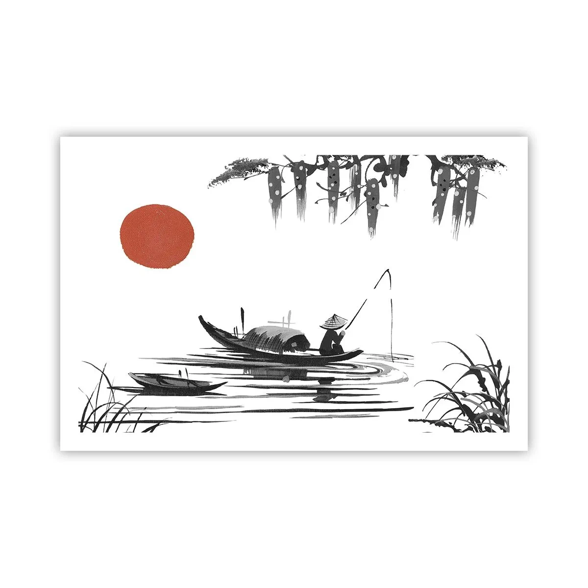 Poster - Aziatische middag - 91x61 cm