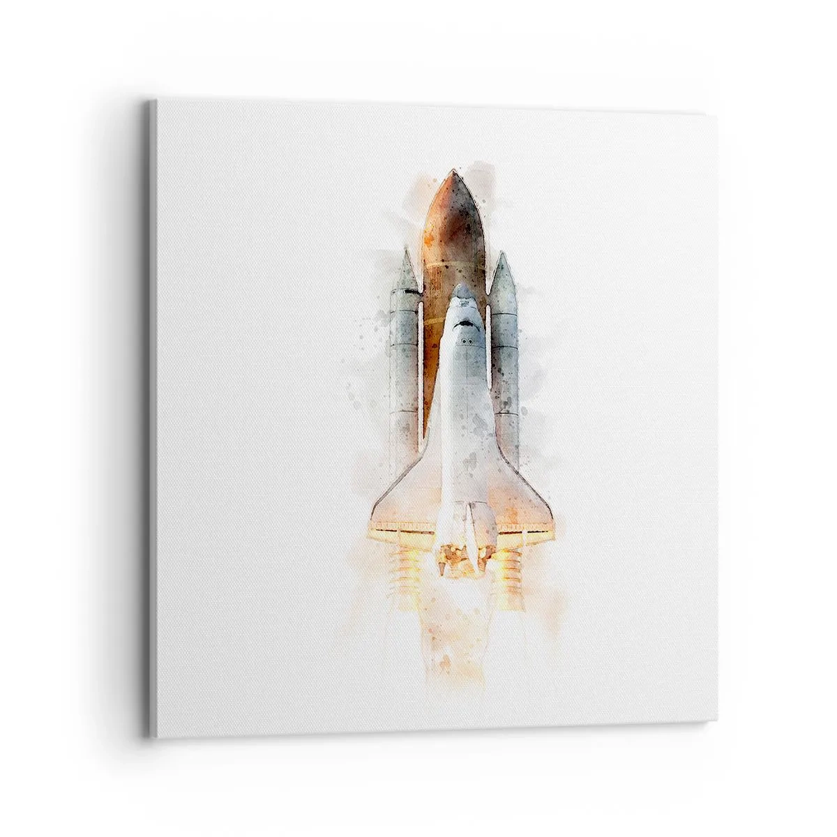 Schilderen op canvas - Ontdekkingsreizigers, aan de slag - 70x70 cm