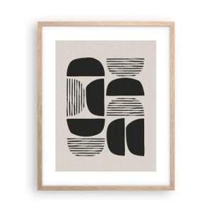 Een poster in een licht eiken lijst - Halfslachtige deals - 40x50 cm