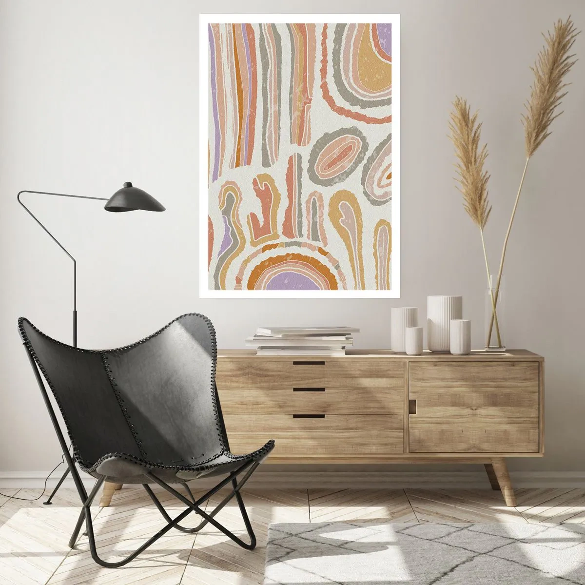 Poster - Kleurrijke doorsneden - 30x40 cm