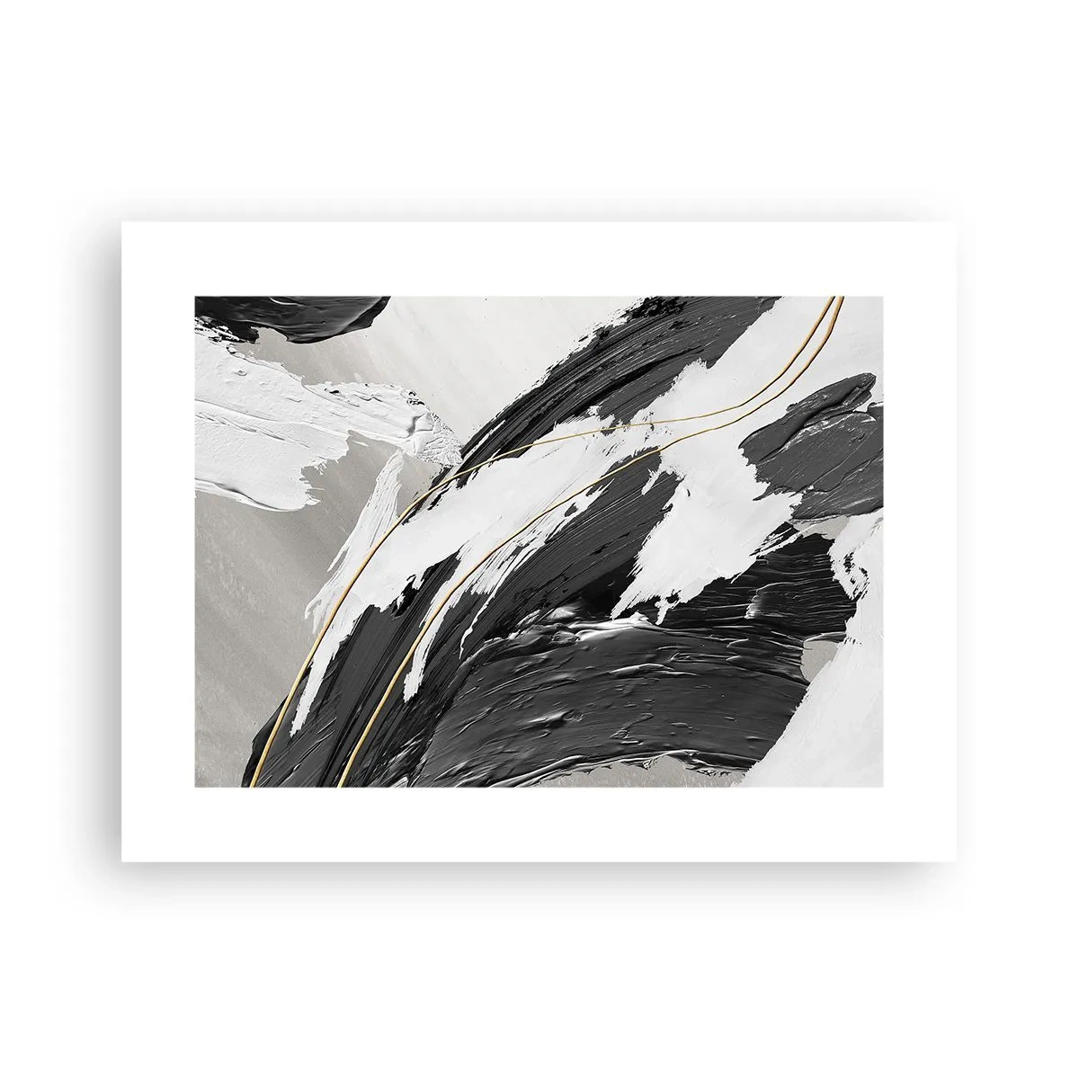 Poster - Abstractie op grote schaal - 40x30 cm