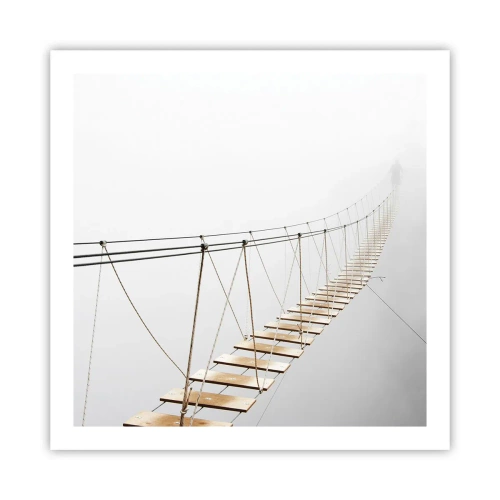 Poster - Waar zal het je brengen? - 60x60 cm