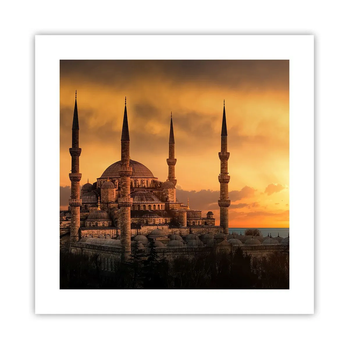 Poster - God is geweldig - 40x40 cm