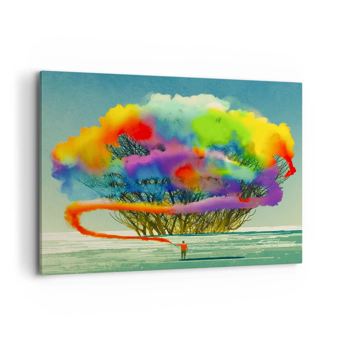 Schilderen op canvas - Breng deze wereld tot leven - 120x80 cm