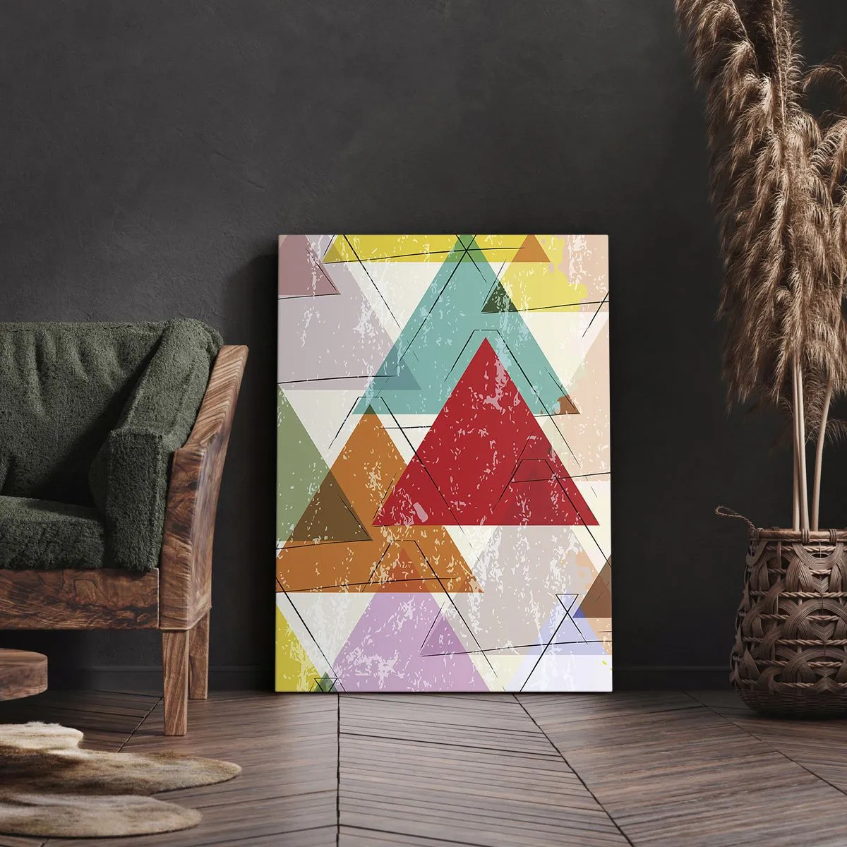 Schilderen op canvas - Onzinnige praat uitslaan - 80x120 cm