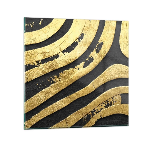 Schilderen op glas - Alles vloeit - 30x30 cm