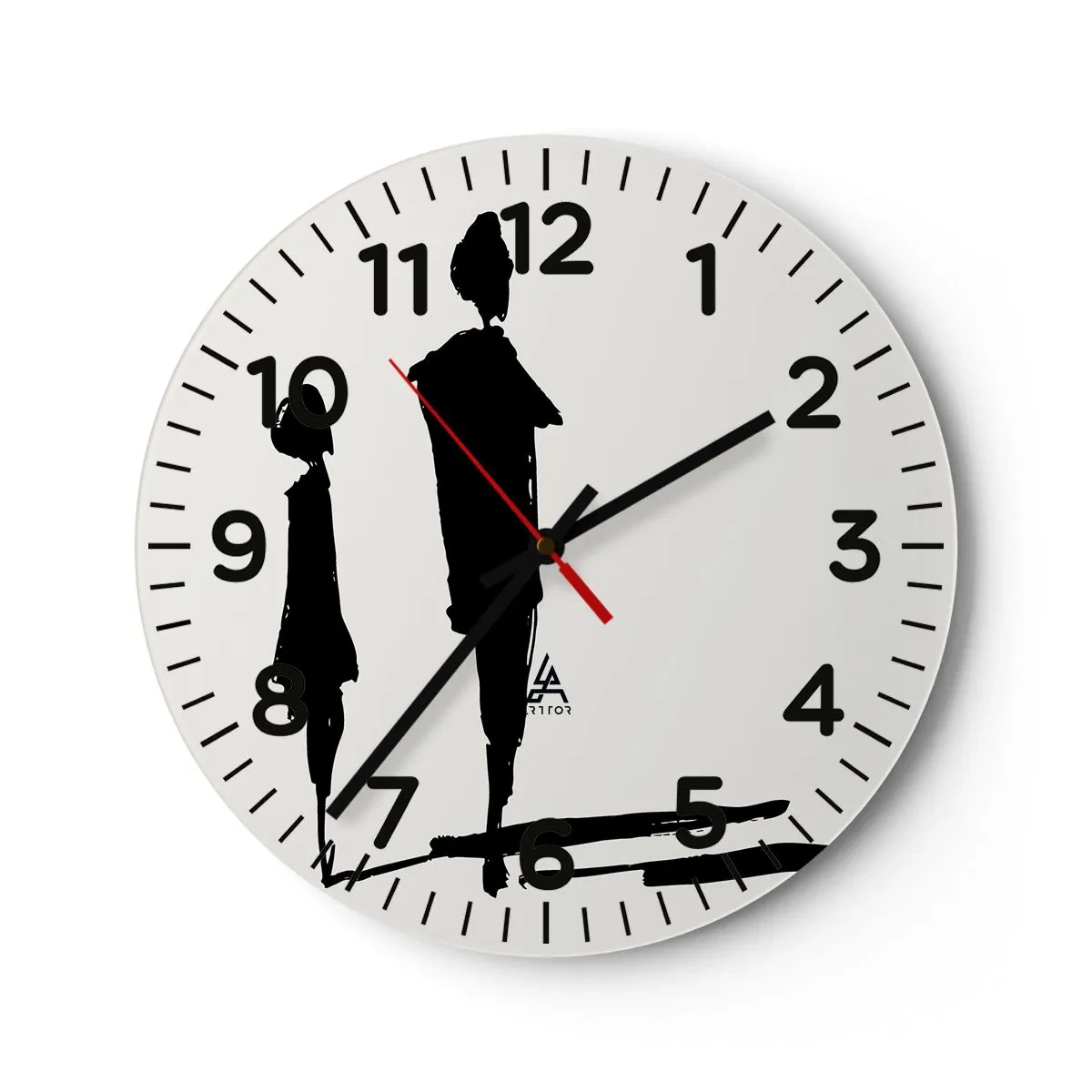 Wandklok - Klok - Zeker samen? - 30x30 cm