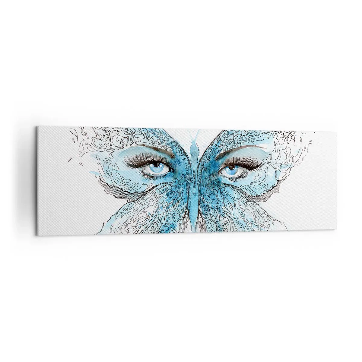 Schilderen op canvas - Eros pimpelmees - 160x50 cm