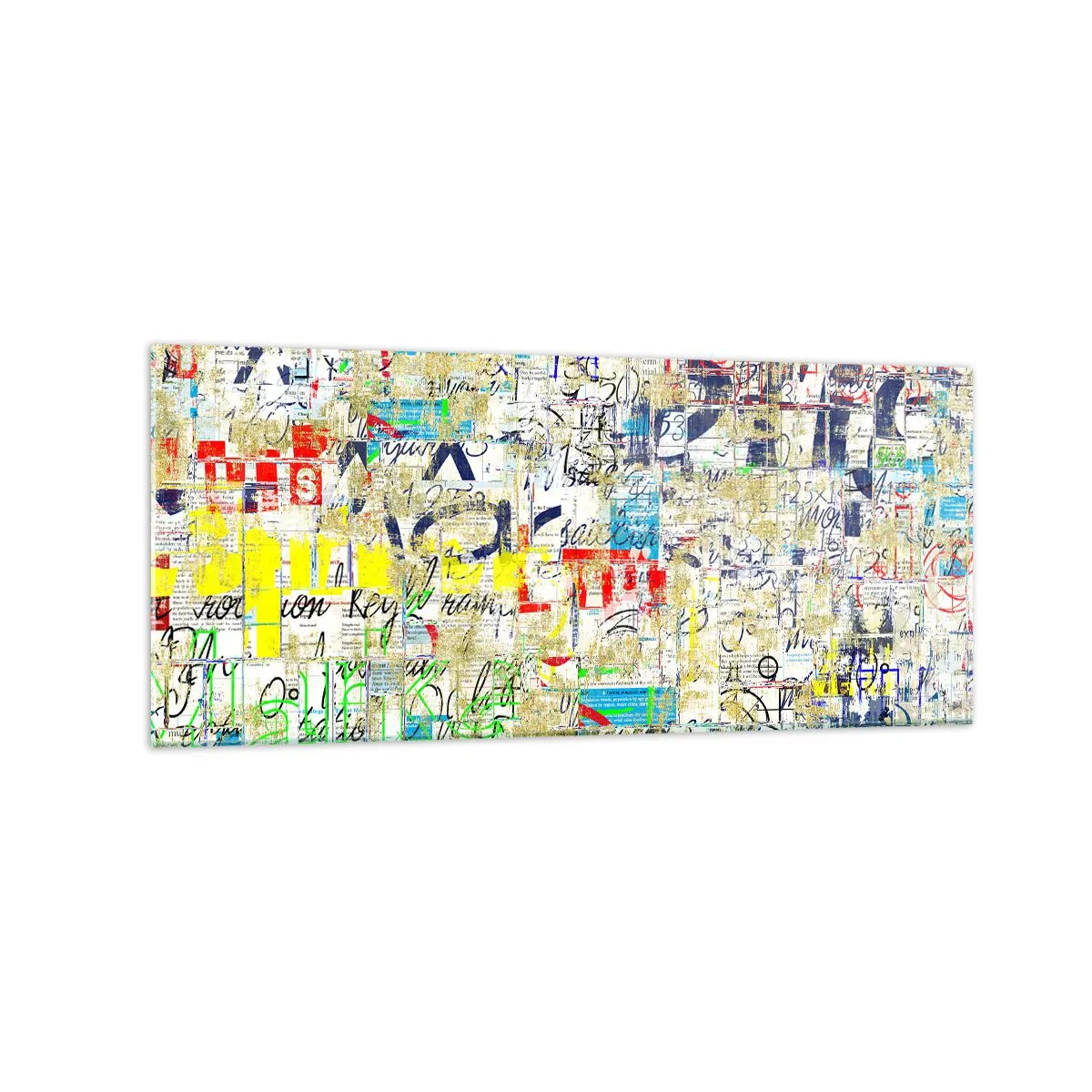 Schilderen op glas - Het is gewoon een lust voor het oog - 120x50 cm